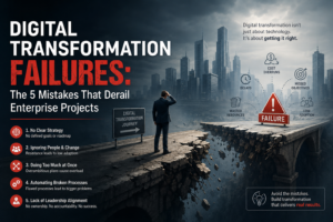 Digital Transformation Failures: The 5 Mistakes That Derail Enterprise Projects